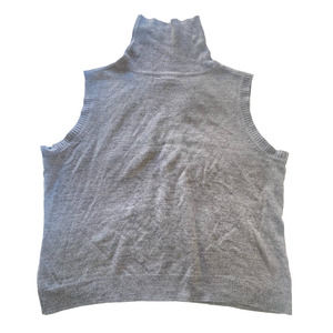 Ashley Stewart Turtleneck Sleeveless Knit Sweater Vest